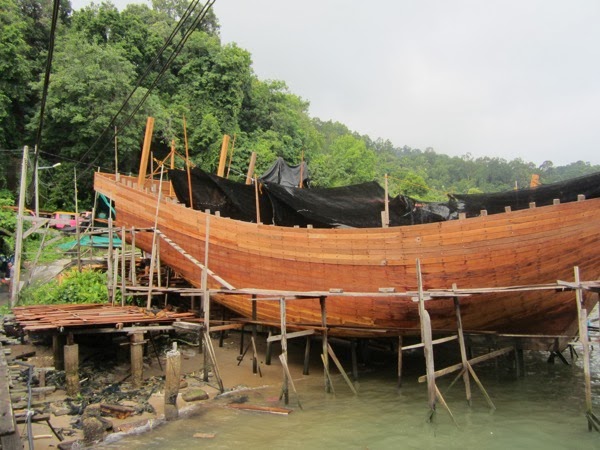 Pemandangan sekitar Tukang Bot di Pulau Pangkor