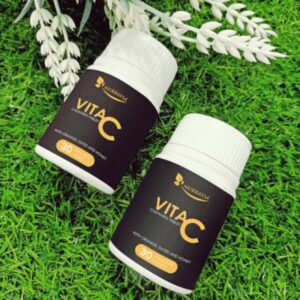 Bekas suplemen Vitamin C jenama Nurraysa