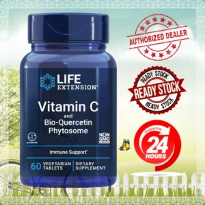 Bekas suplemen Vitamin C dan Bio-Quercetin Phytosome jenama Life Extension