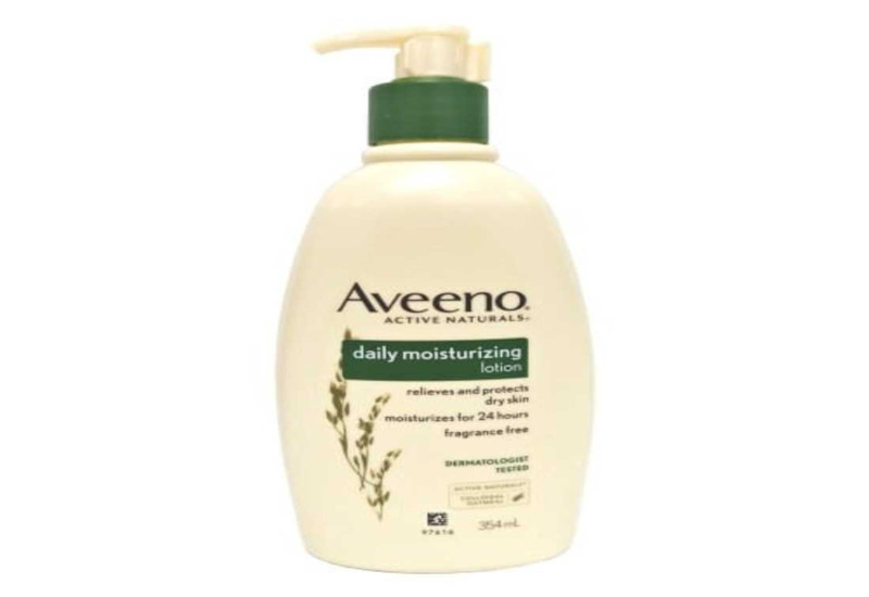 Botol losyen badan Aveeno Daily Moisturising