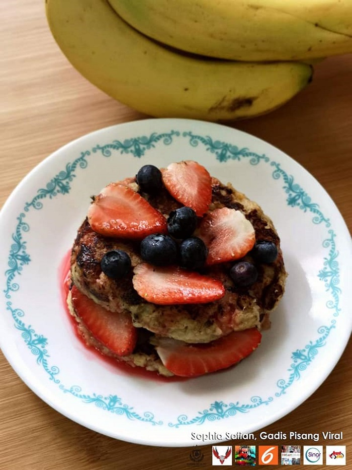 banana oat pancake
