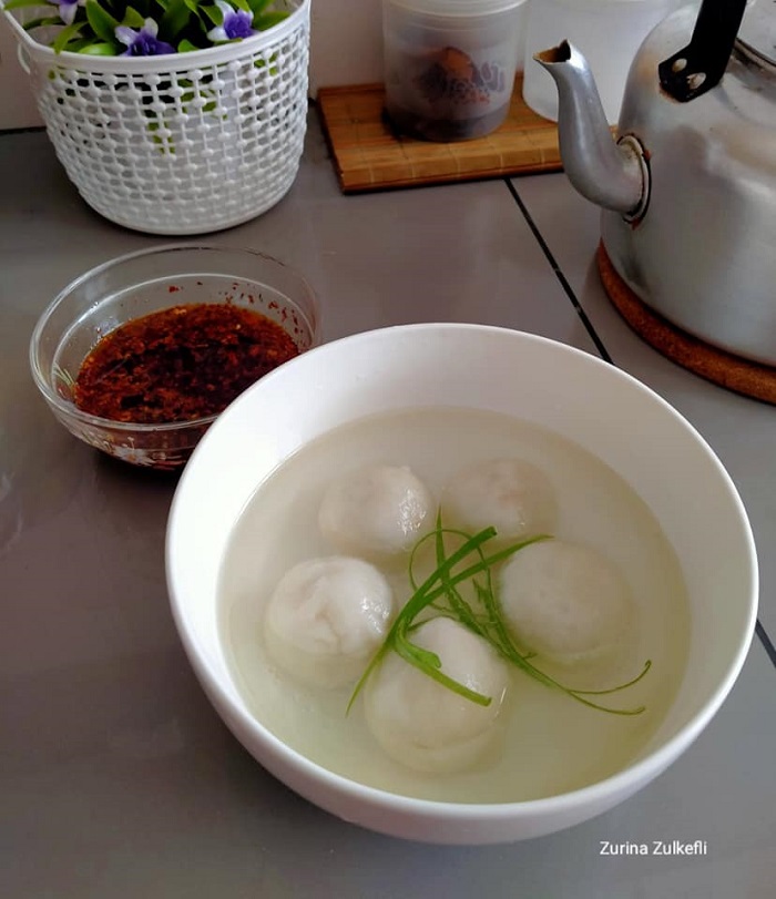bebola ayam tepung pulut