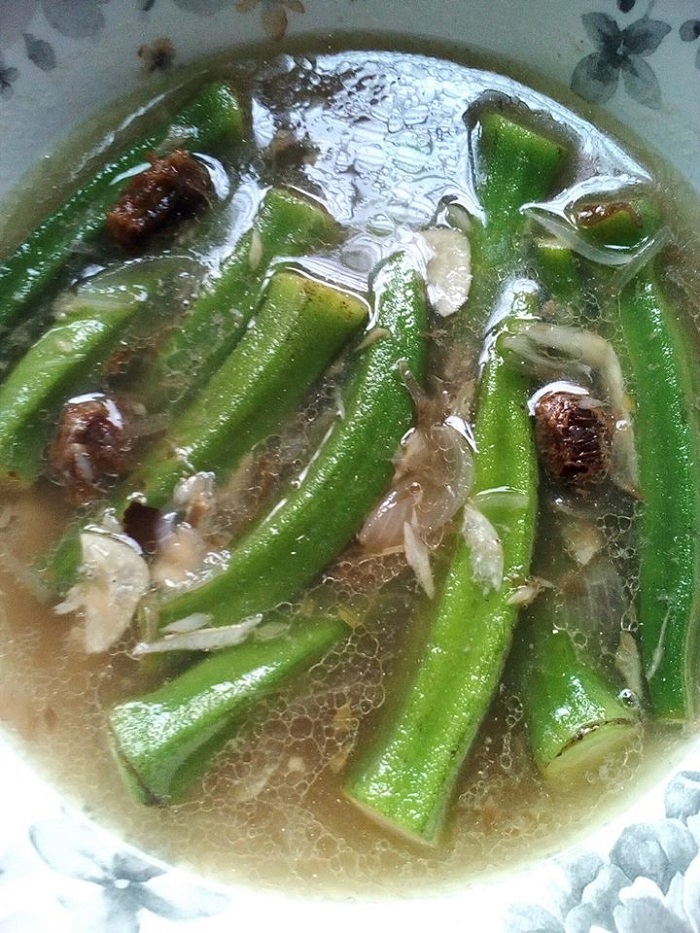 resepi bendi tumis air