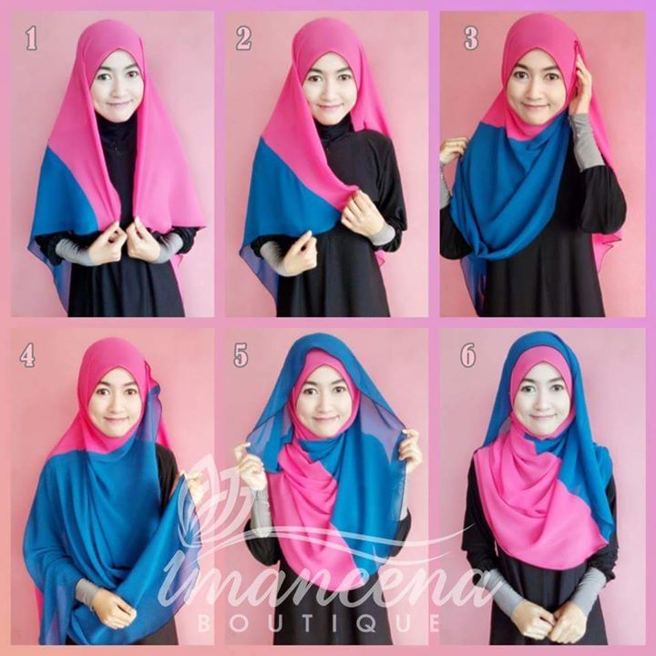 cara pakai shawl