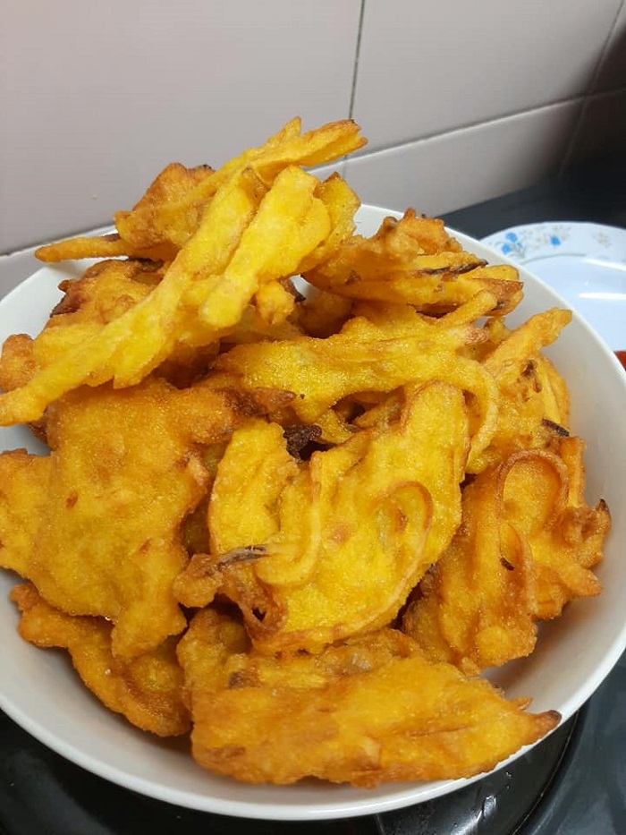 Cucur kentang goreng rangup