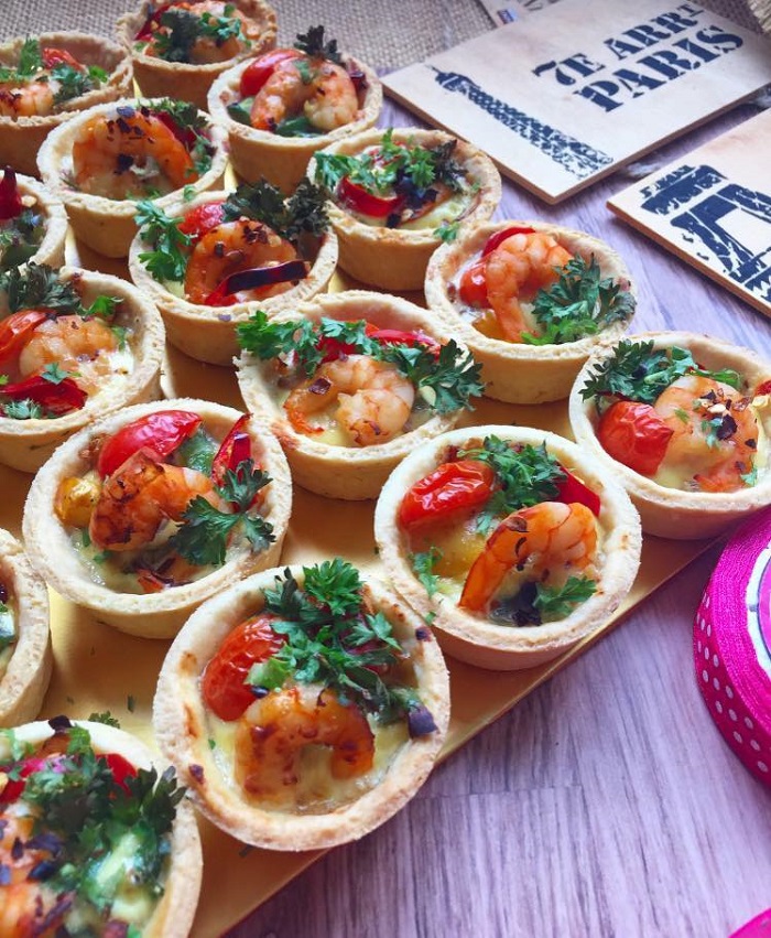 seafood tomyam quiche