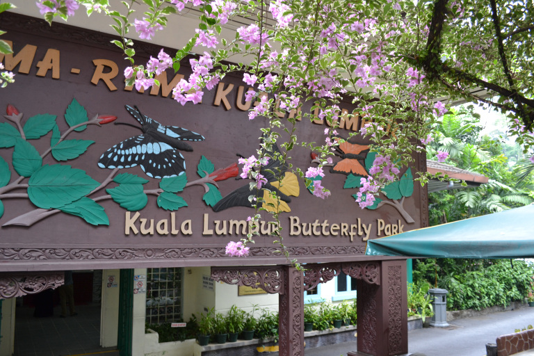 Kupu-kupu di Taman Rama-Rama Kuala Lumpur