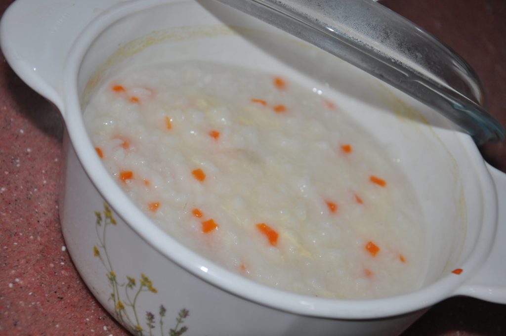 resepi bubur nasi bayi