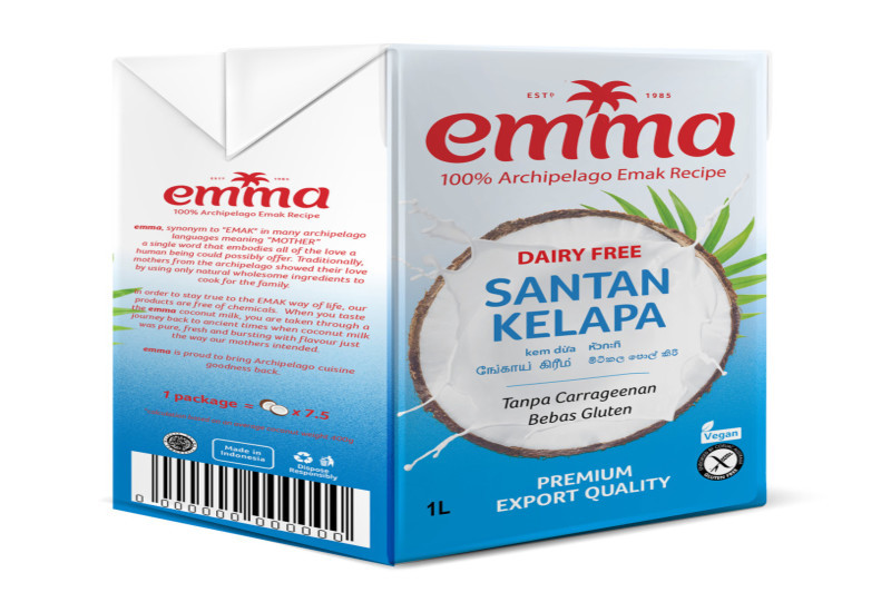 Kotak santan jenama Emma