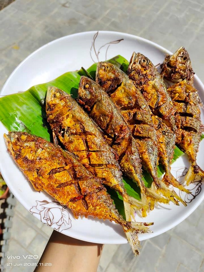 Ikan bakar garing rangup