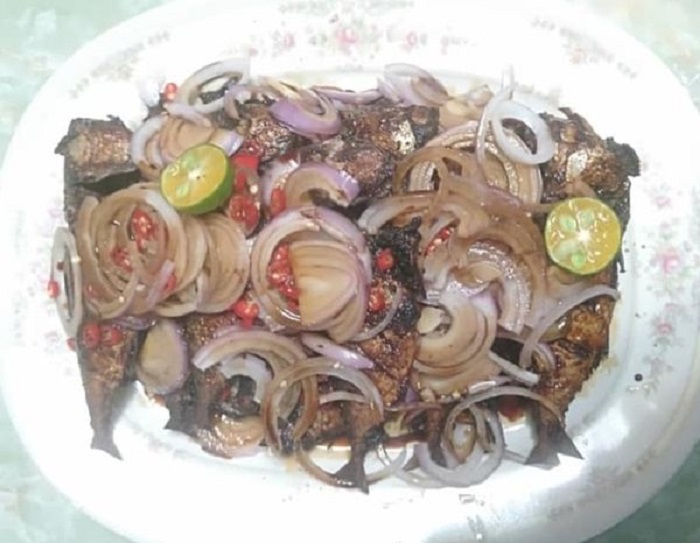Ikan kembung goreng asam jawa