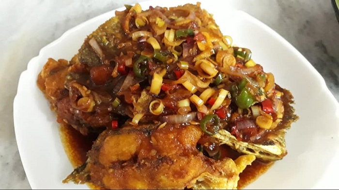 ikan siakap masak pedas