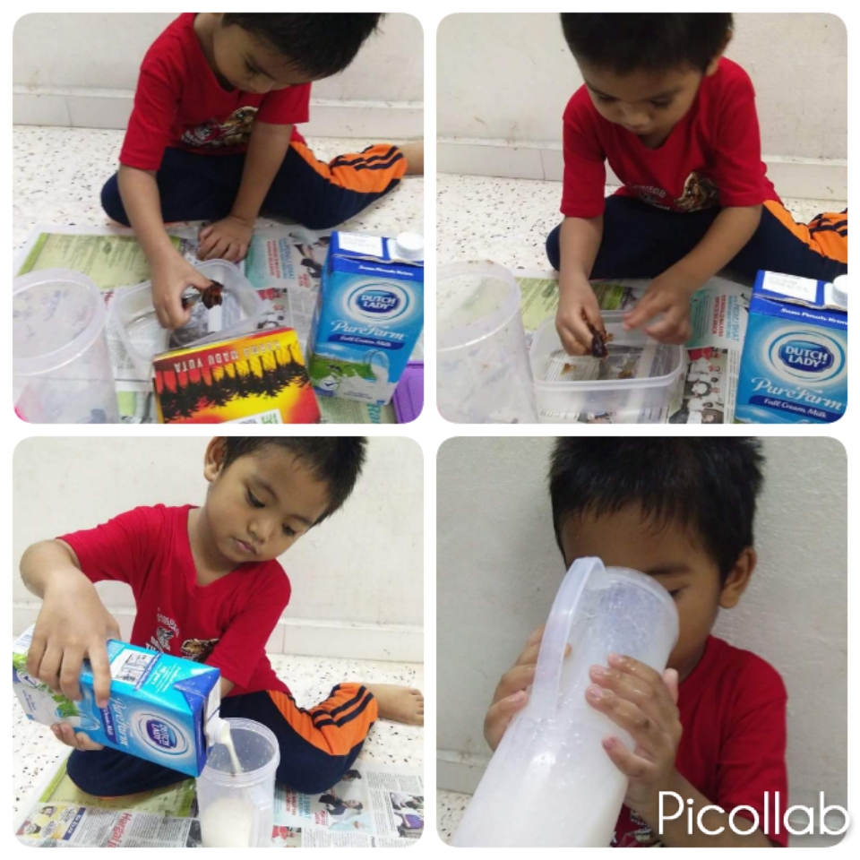 Bekas berisi kurma untuk jamuan Ramadan