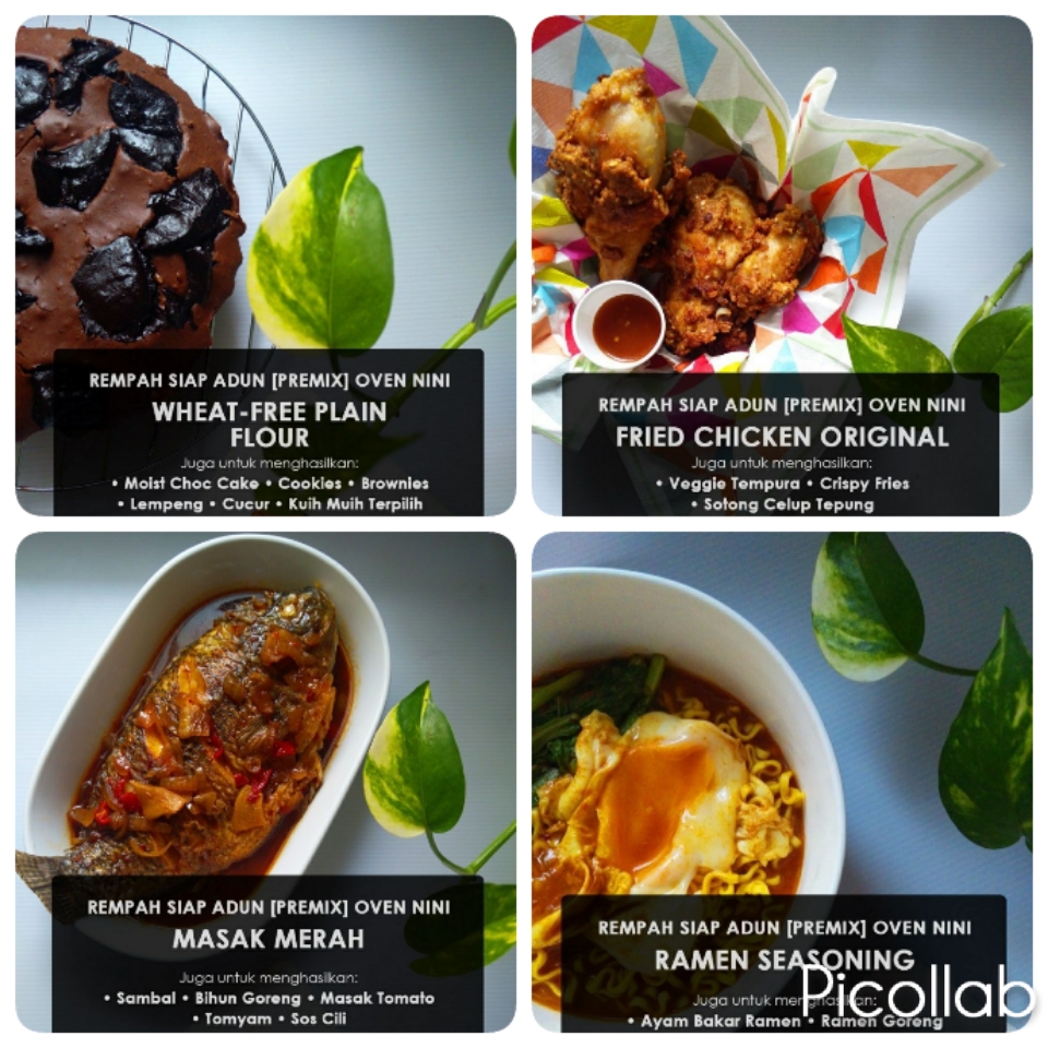 Kek dan kek cawan pelbagai rasa daripada Oven Nini