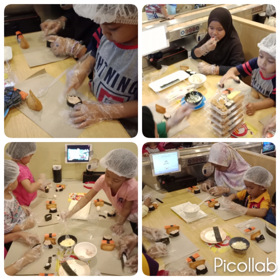 Sushi segar di restoran Sushi King