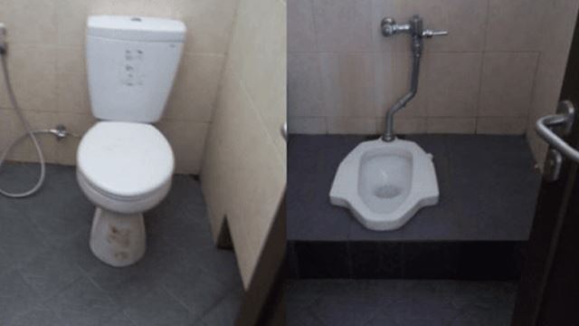 Jamban tandas biasa di tandas