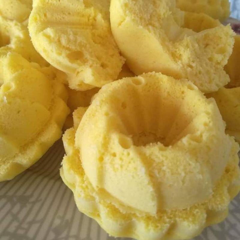 Kuih puteri ayu jagung bertabur rice crispy coklat