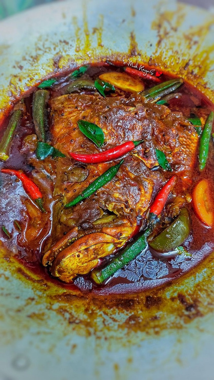 Kari kepala ikan merah tanpa santan