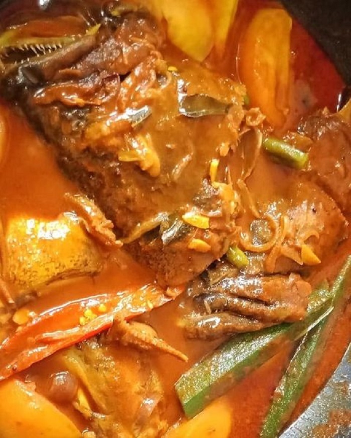Kari kepala ikan kerapu tanpa santan