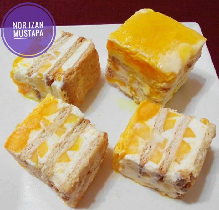 aiskrim biskut mangga