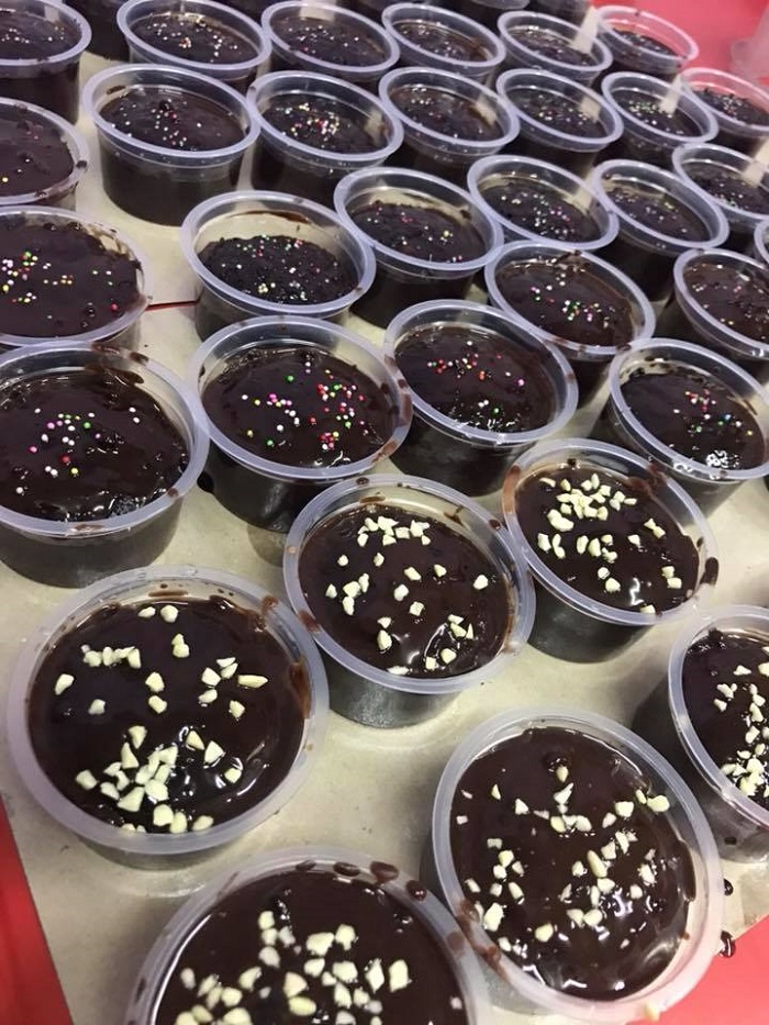 kek coklat kukus