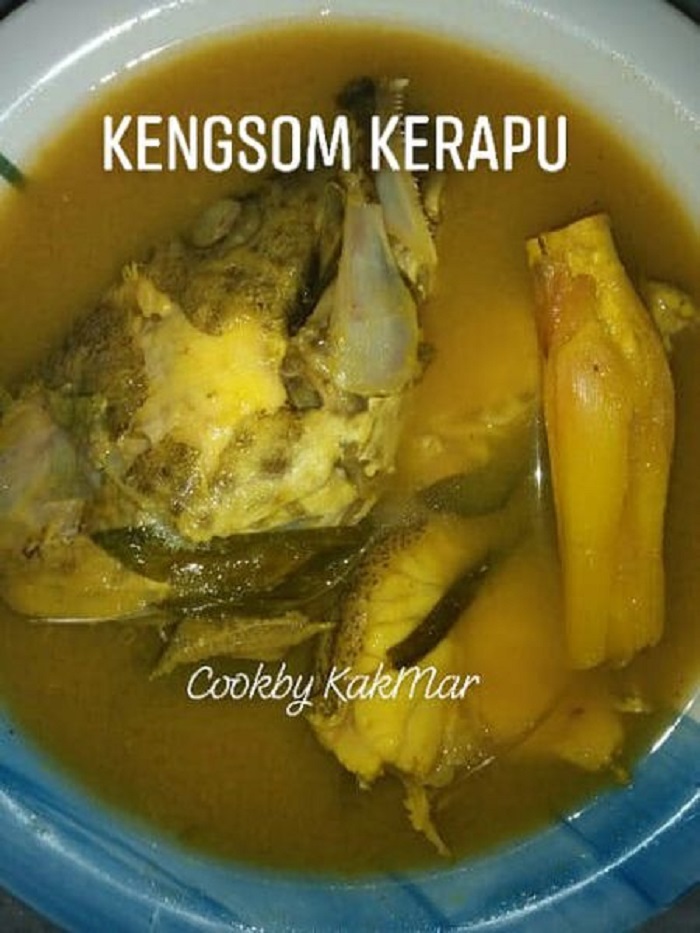 Kengsom kerapu berkuah masam segar
