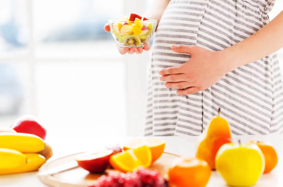 Gambar khas makanan sihat dan berkhasiat untuk kesihatan ibu mengandung.