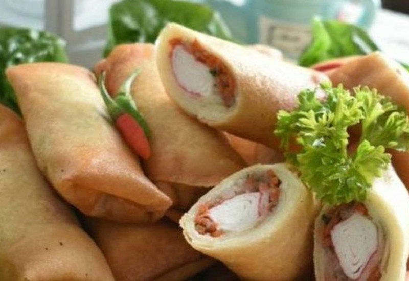 Popia jejari ketam cheese rangup