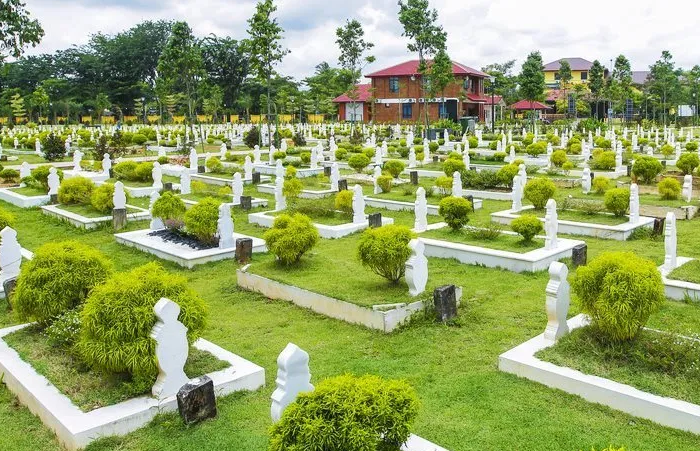 Gambaran mengenai tabung dan urusan khairat kematian untuk umat Islam.