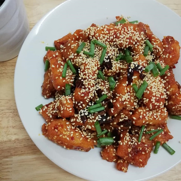 Fillet ikan dori pedas ala Korea
