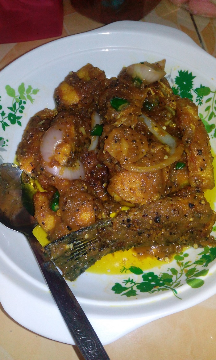 Ikan haruan masak lada hitam
