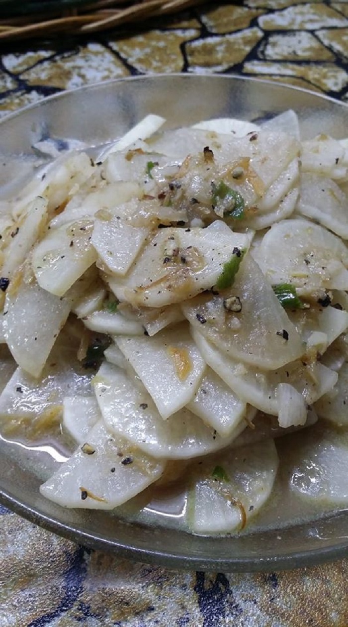 lobak putih tumis