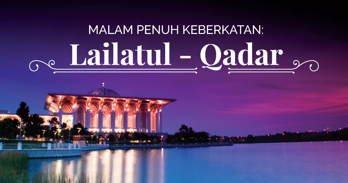 Ilustrasi Malam Lailatul Qadar dengan suasana ketenangan dan masjid