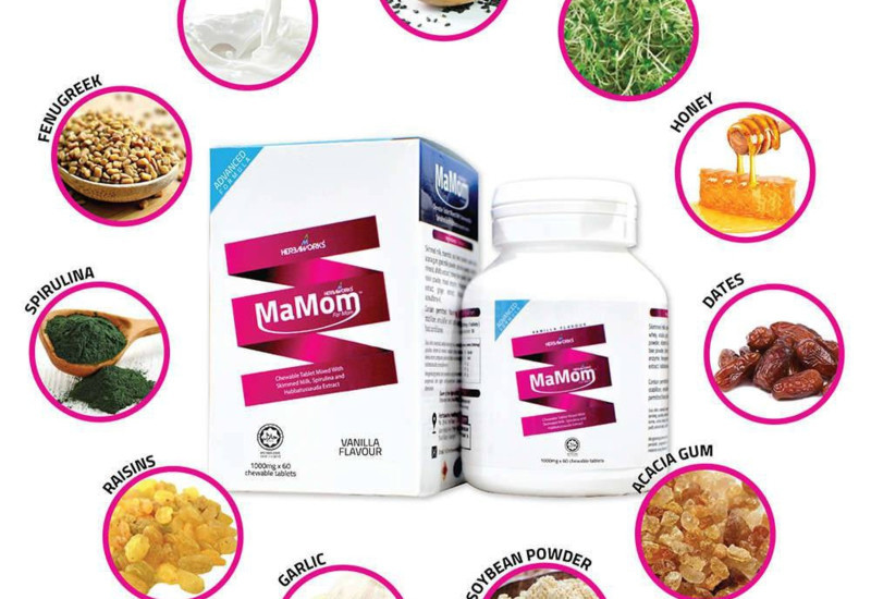 Produk susu booster MAMOM untuk ibu menyusu