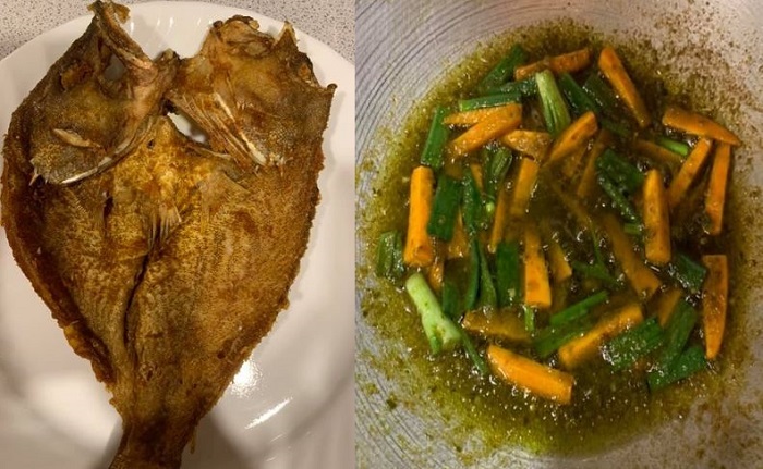 Ikan kerapu masak cili api pedas