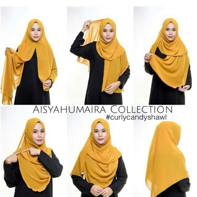 cara pakai shawl