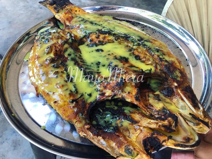 Ikan siakap bakar gaya Kota Perlis
