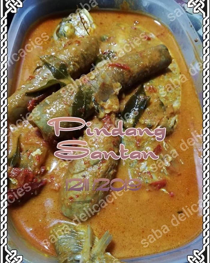 Ikan nyok nyok pindang santan atau kari bercuka