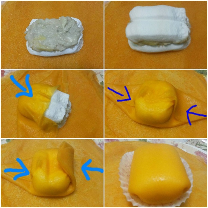 durian crepe