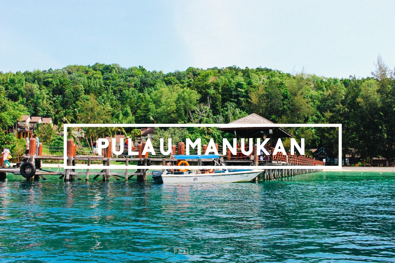 Pemandangan laut di Pulau Manukan