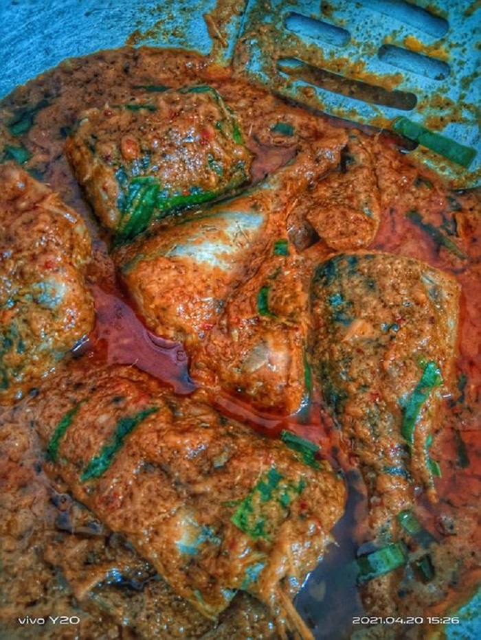Rendang ikan tongkol