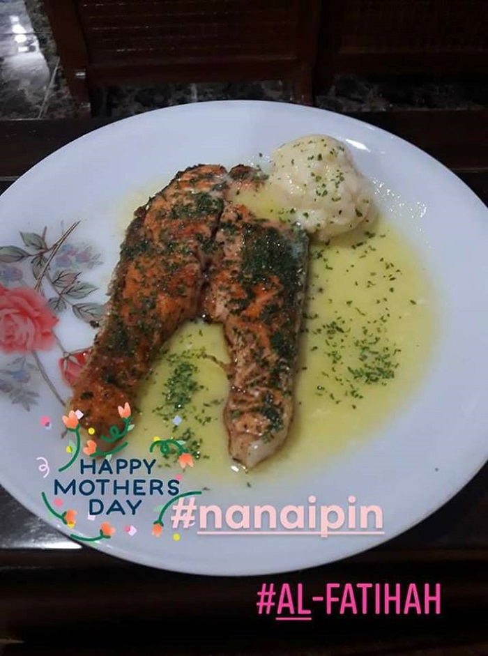 salmon grill lemon sauce