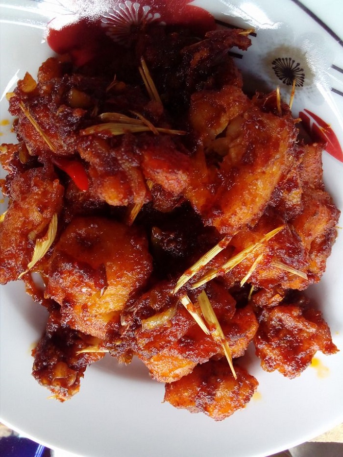 Sambal kering ikan dori