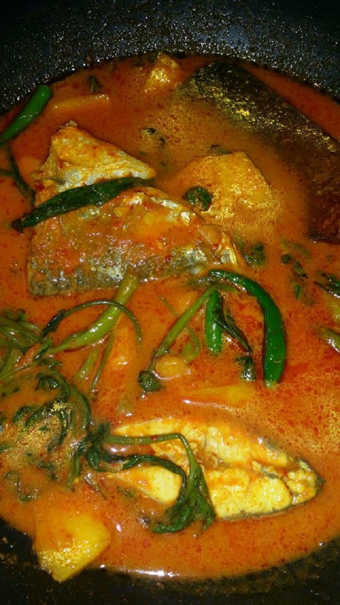 Siakap kengsom masam dengan kuah nipis
