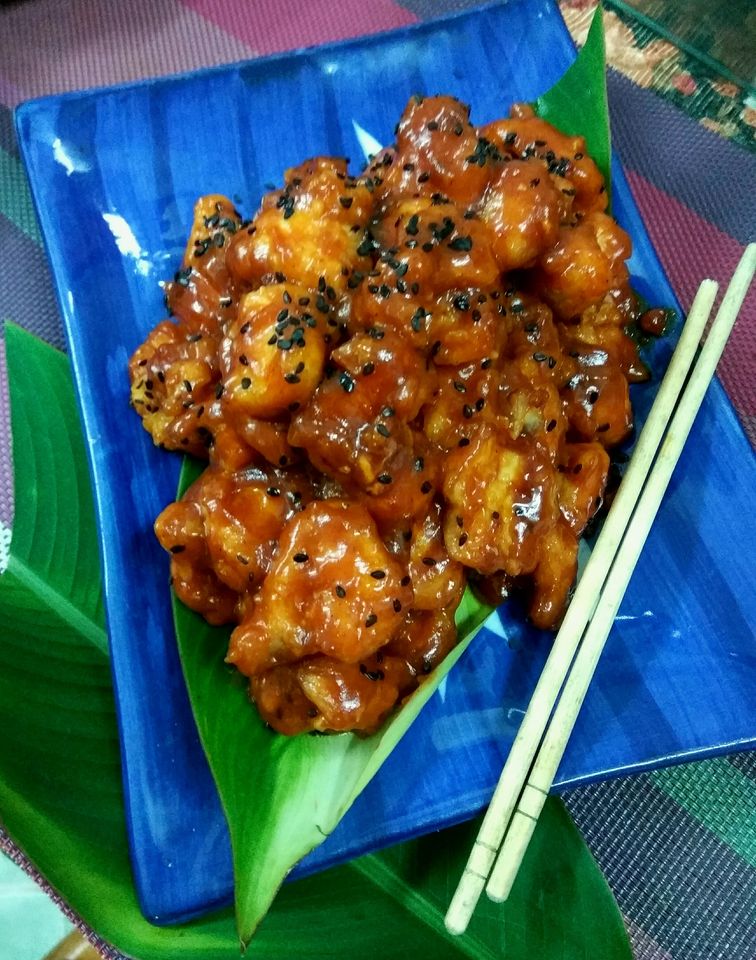 sweet sour ayam - masakan dada ayam