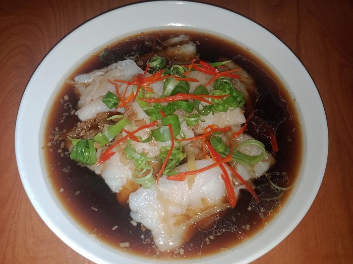 Ikan dori stim sayur