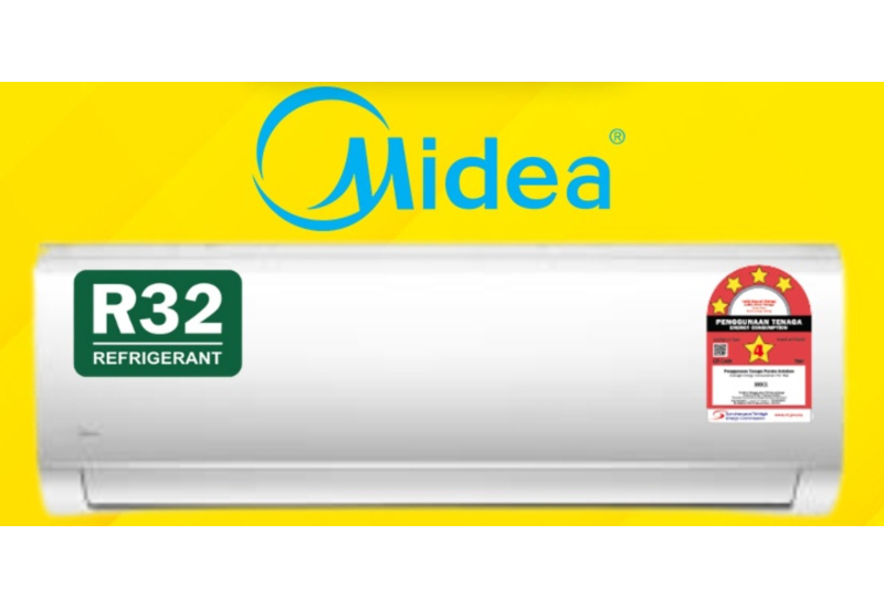 Penghawa dingin Midea 1.5 HP Inverter Xtreme
