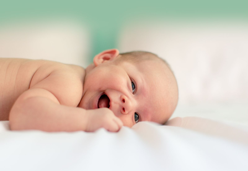 Bayi kecil yang sedang tidur lena