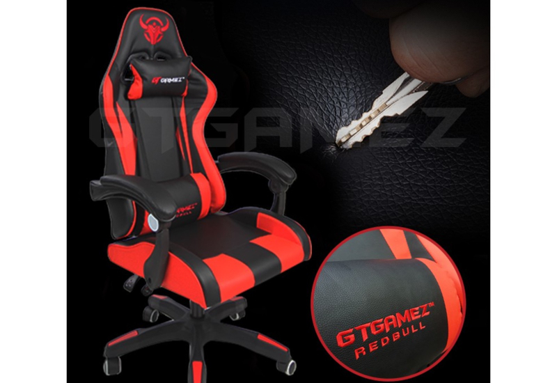 Kerusi gaming ergonomik hitam