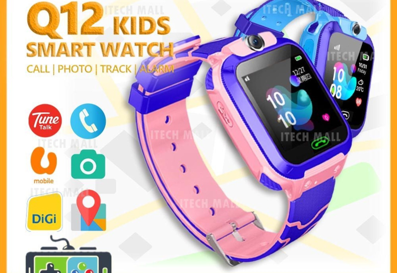 Jam tangan pintar kanak-kanak berwarna-warni